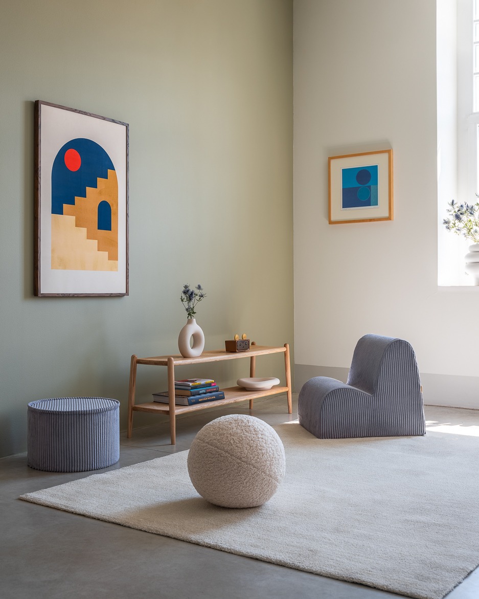 Wigiwama - Blueberry Blue Pouffe – Bild 2