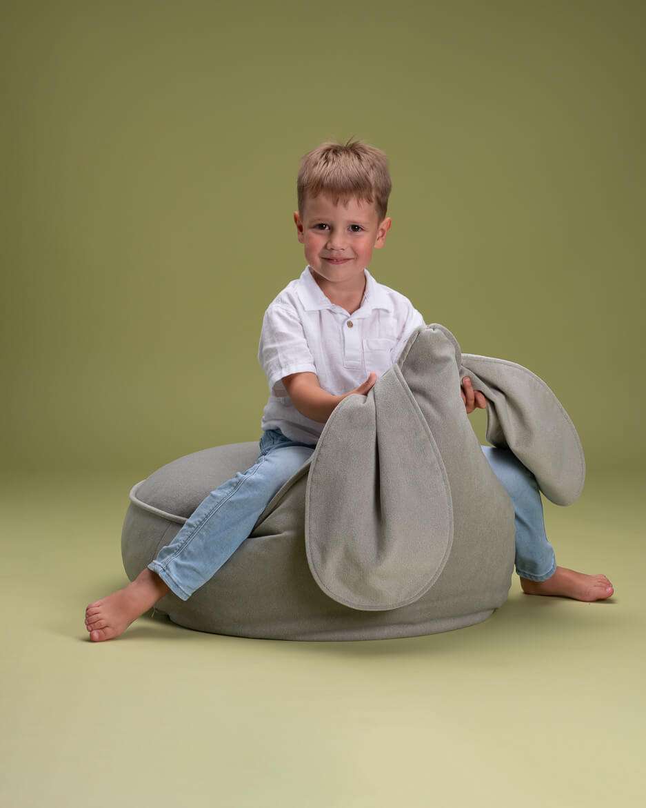Wigiwama - Misty Green Bunny Beanbag – Bild 3