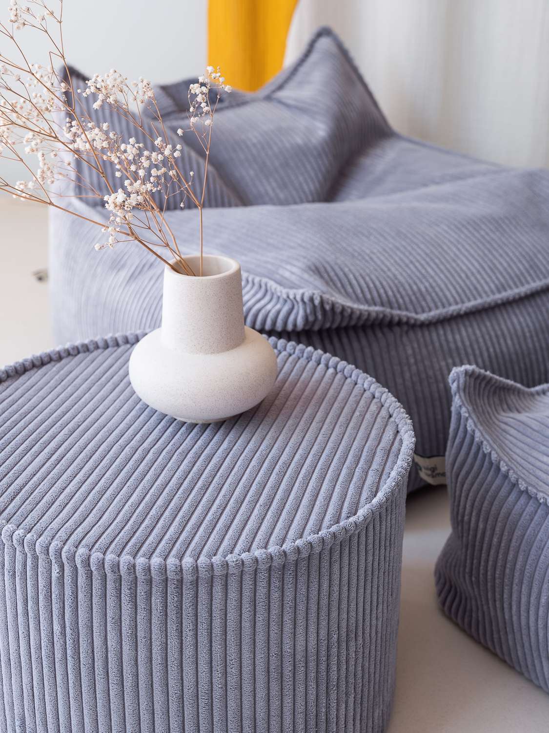 Wigiwama - Blueberry Blue Beanbag Chair – Bild 4