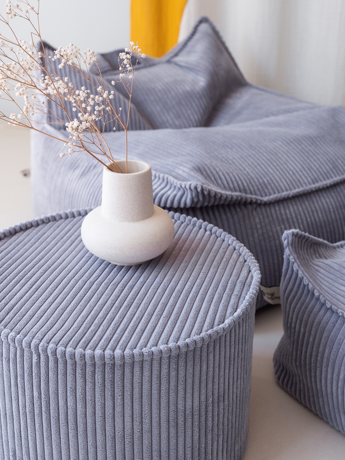 Wigiwama - Blueberry Blue Pouffe – Bild 5
