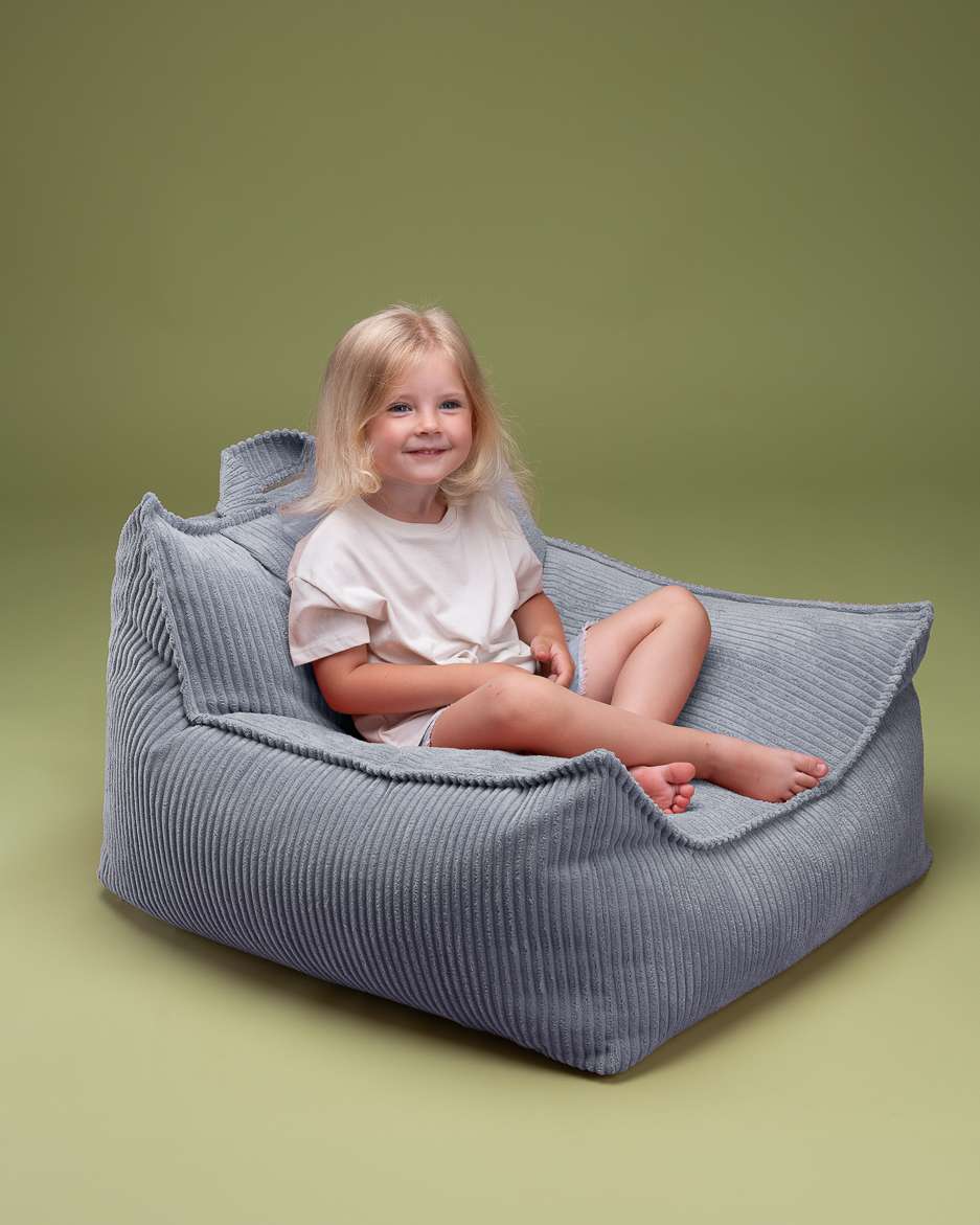 Wigiwama - Blueberry Blue Beanbag Chair – Bild 3