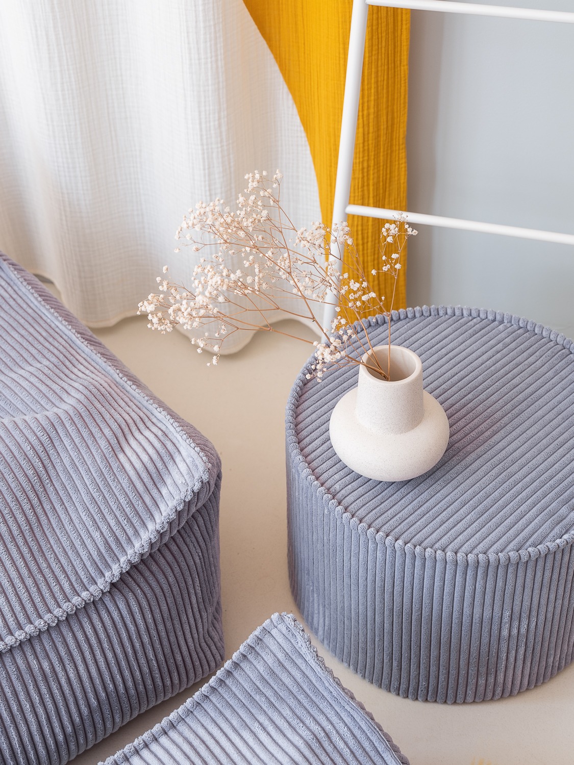 Wigiwama - Blueberry Blue Pouffe – Bild 6
