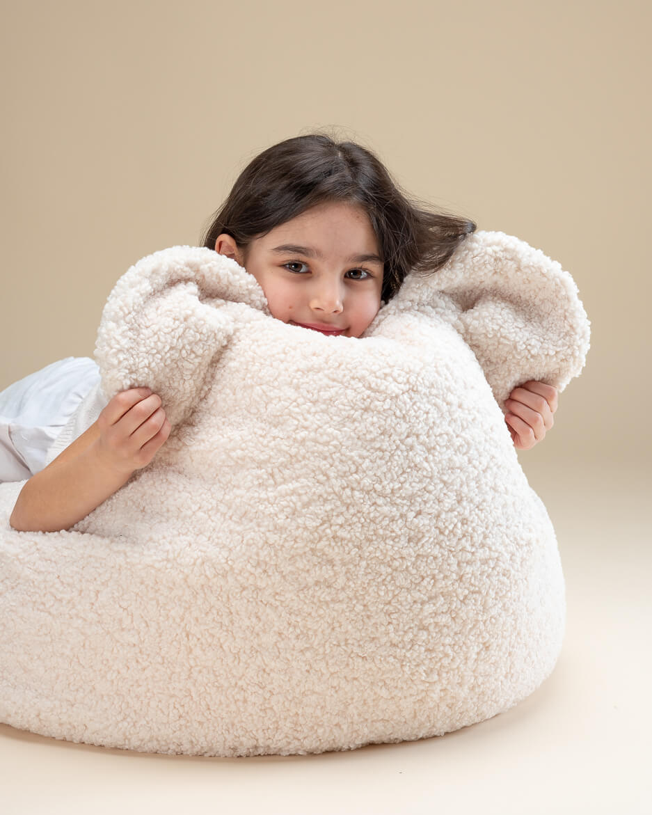 Wigiwama - Cream White Bear Beanbag – Bild 2