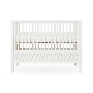 Harlequin Baby Bett, 60x120cm, FSC Mix - Weiss
