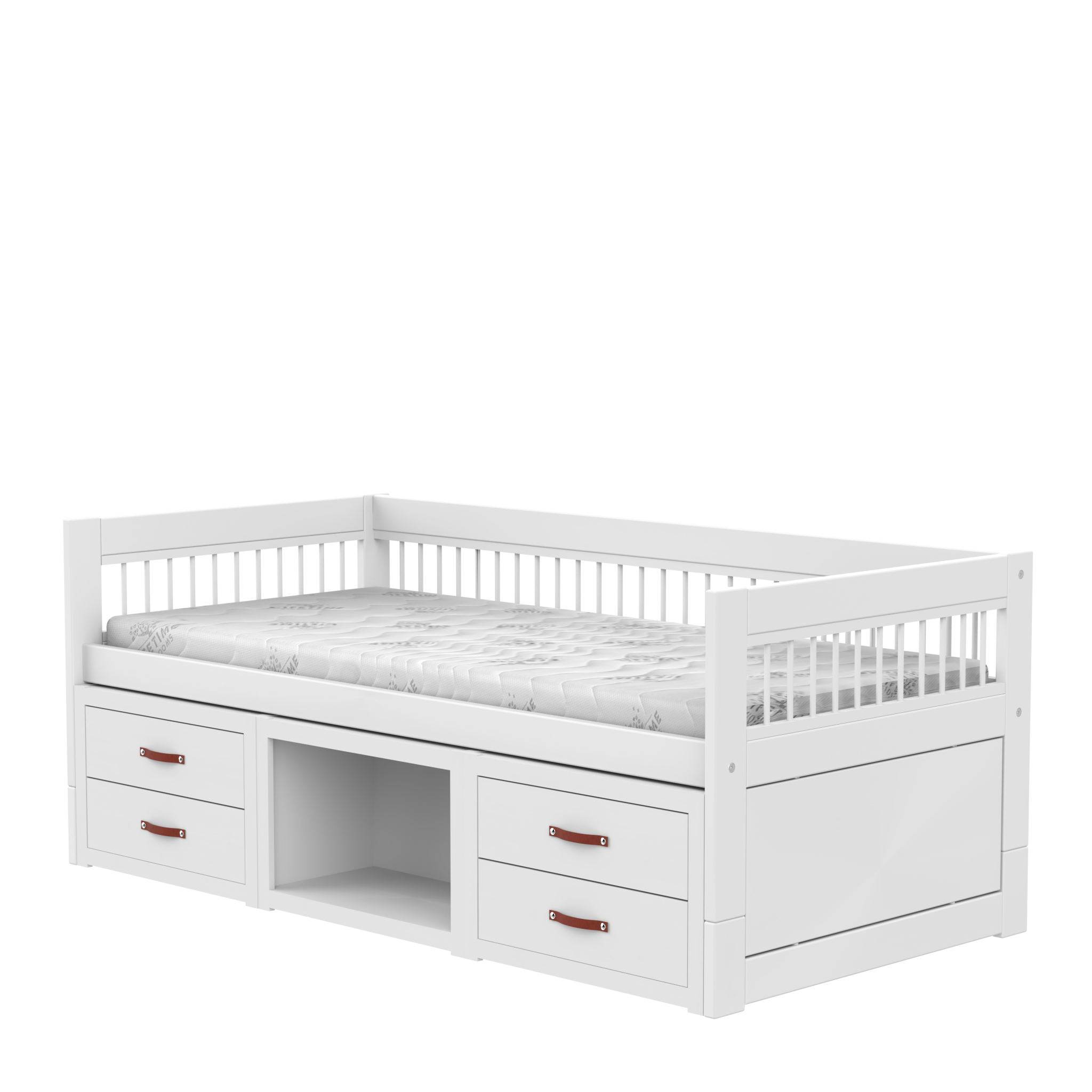 Kojenbett mit Regalen und Schubladen - Breeze – Bild 2