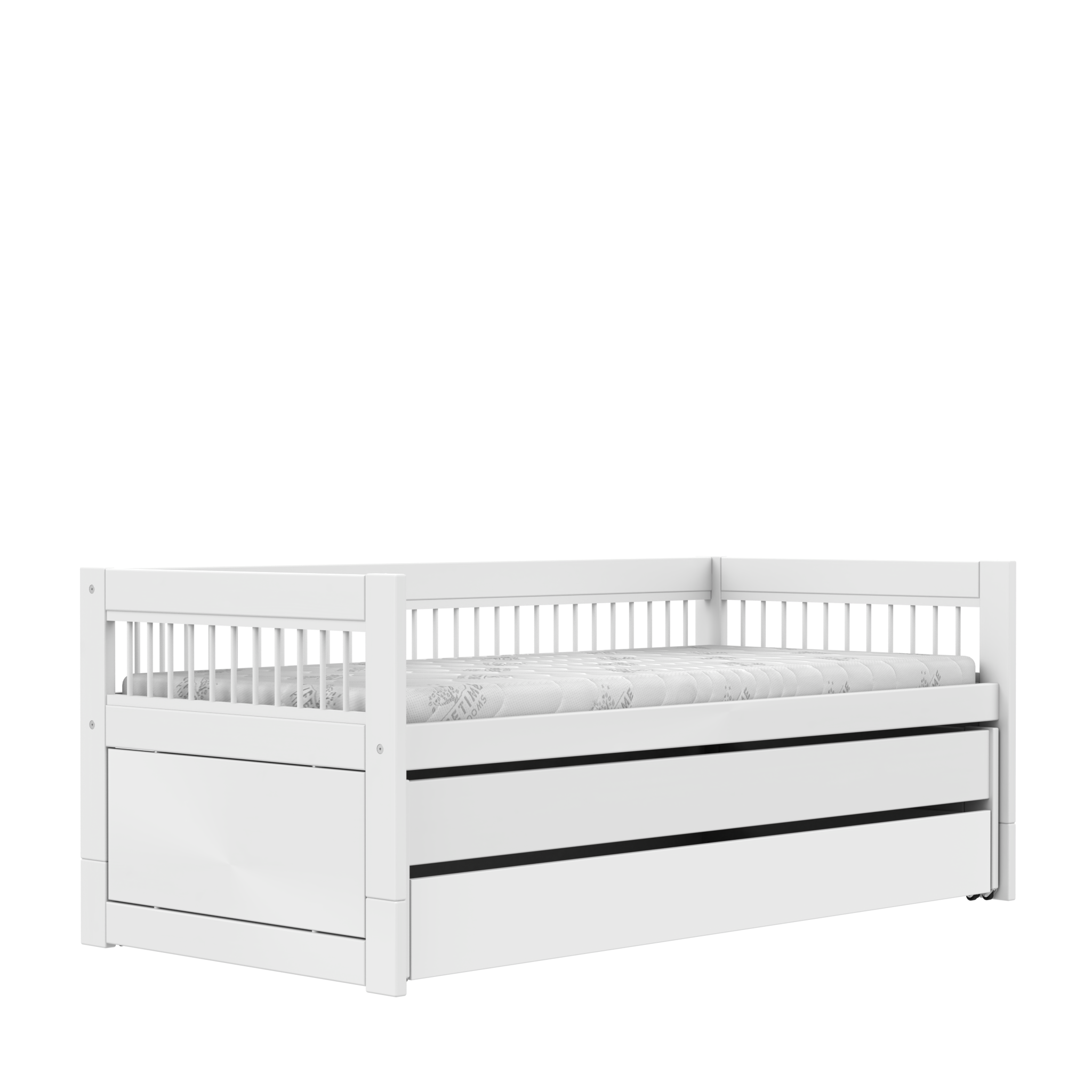 Kojenbett mit Gästebett und Bettkasten - Breeze