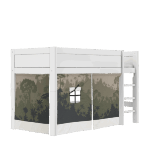 Spielvorhang für halbhohes Bett – Panda Paradise