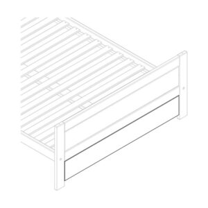 LIFETIME - Abdeckplatte für Bett 140 cm