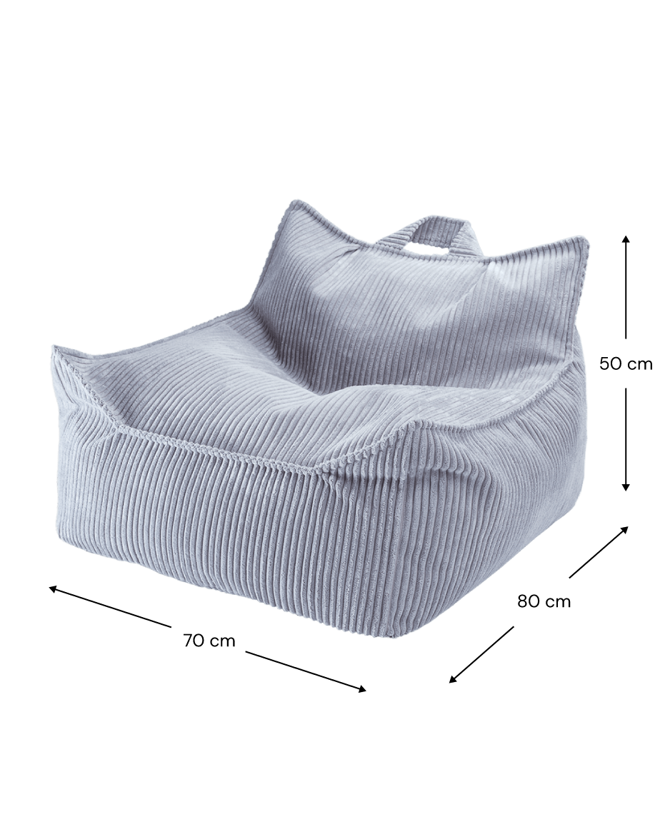 Wigiwama - Blueberry Blue Beanbag Chair – Bild 7
