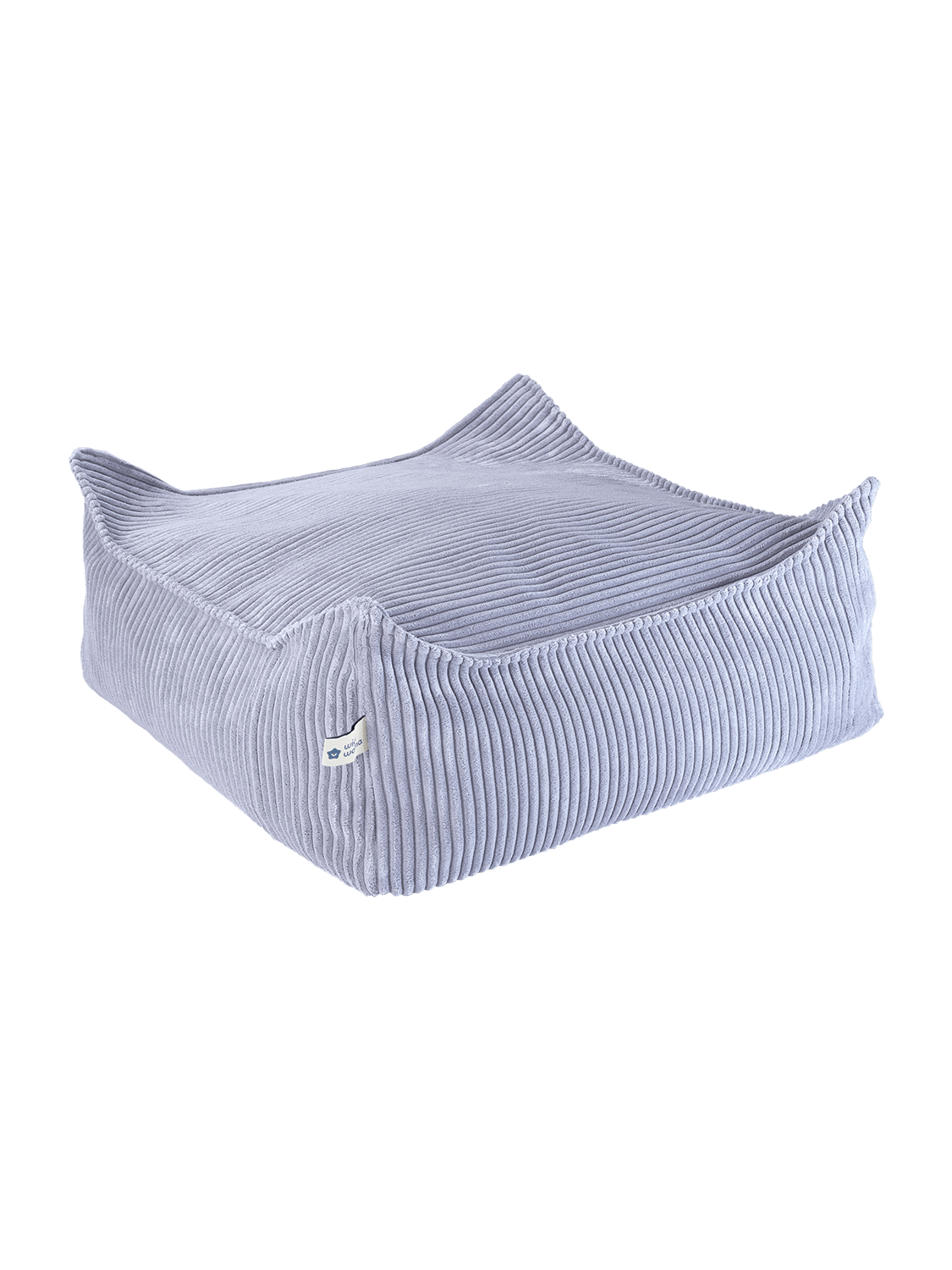 Wigiwama - Blueberry Blue Square Ottoman