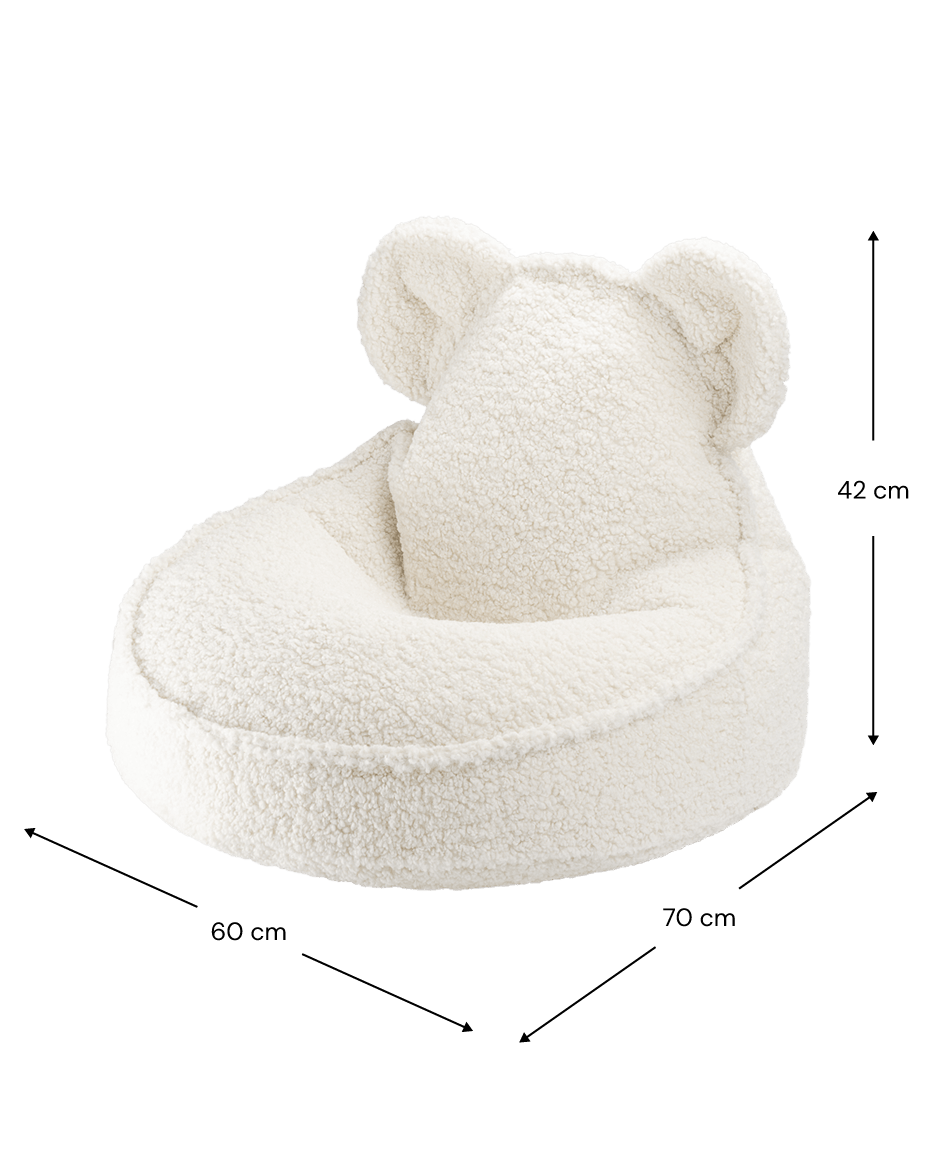 Wigiwama - Cream White Bear Beanbag – Bild 4