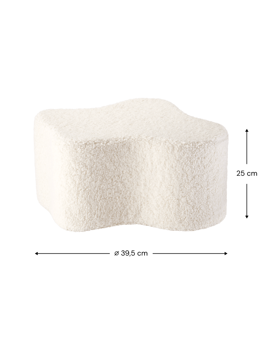 Wigiwama - Cream White Cloud Pouffe – Bild 3