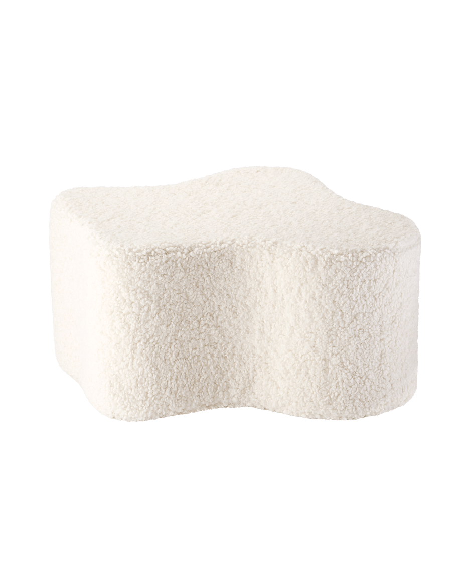 Wigiwama - Cream White Cloud Pouffe