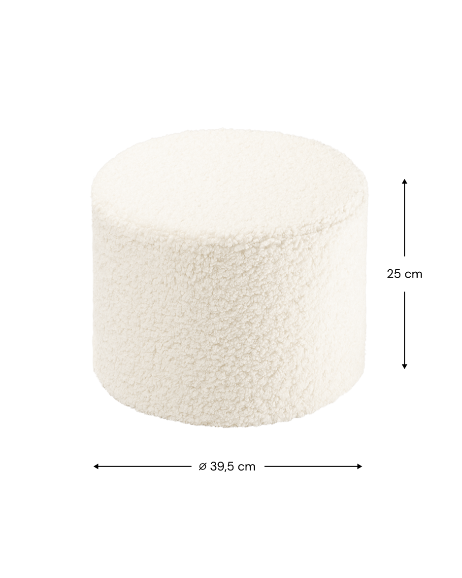 Wigiwama - Cream White Pouffe – Bild 8