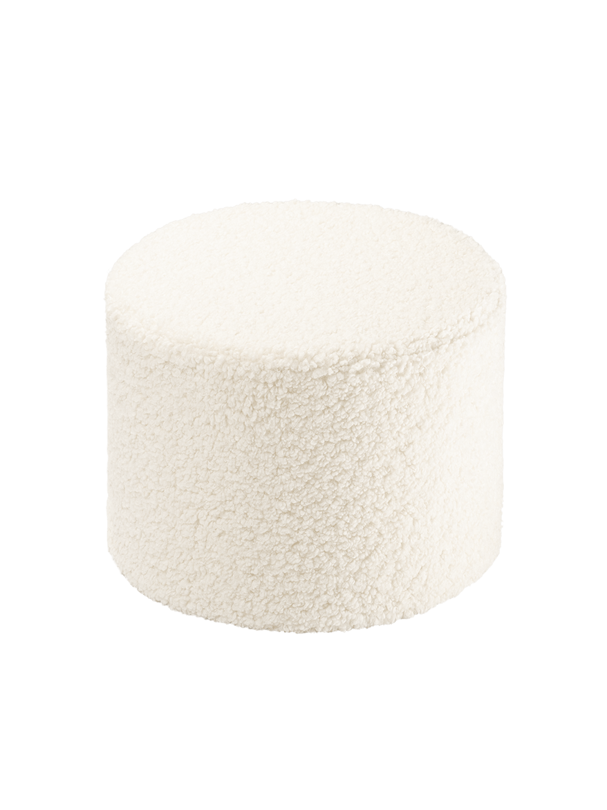 Wigiwama - Cream White Pouffe