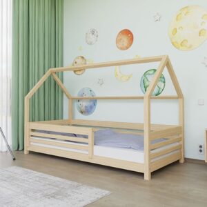 Benlemi - Hausbett TULY mit Seitenteil und Frontgitter
