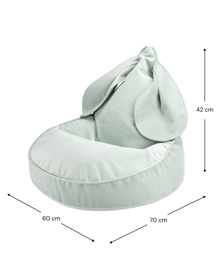 Wigiwama - Misty Green Bunny Beanbag – Bild 5