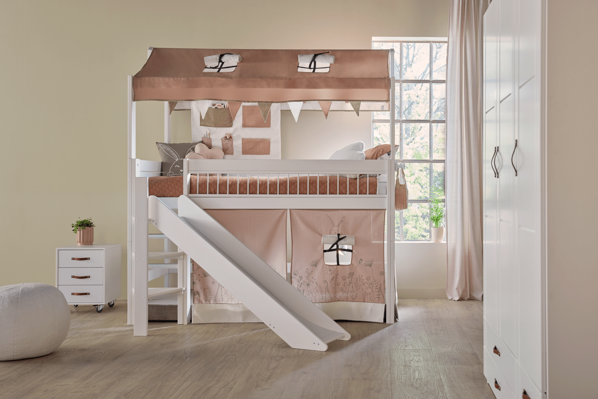 Spielvorhang für halbhohes Bett - Happy Rabbit – Bild 5