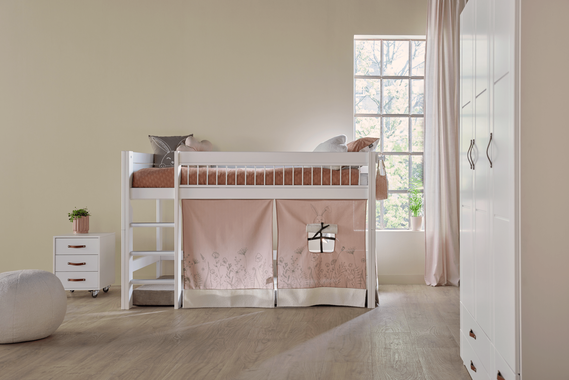 Spielvorhang für halbhohes Bett - Happy Rabbit – Bild 6