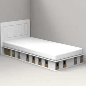Mathy by Bols Stallbett mit 10 Boxen Braun