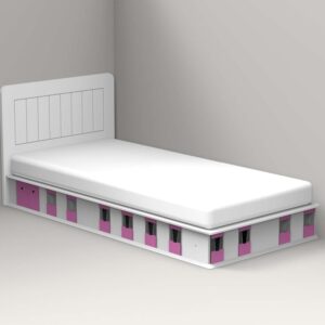 Mathy by Bols Stallbett mit 10 Boxen Pink