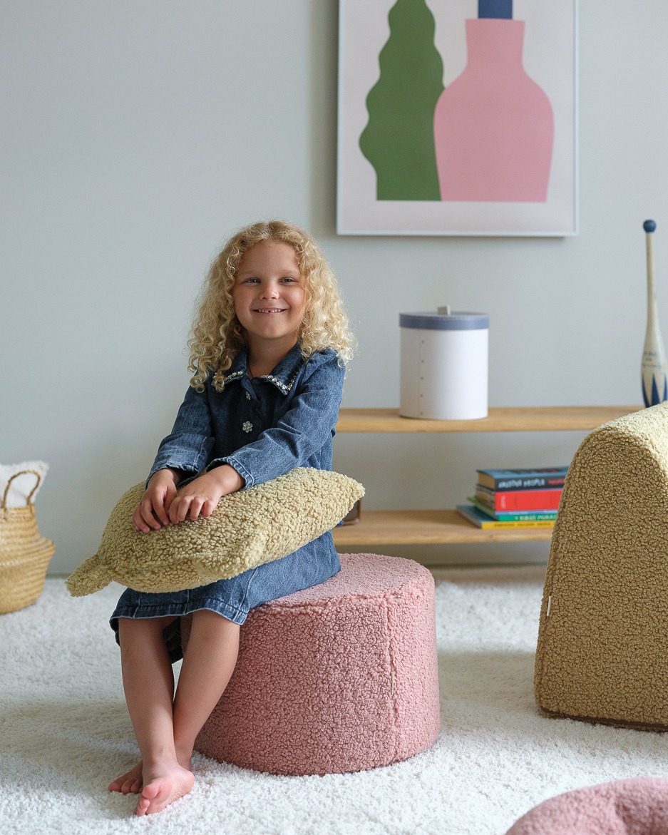 Wigiwama - Guava Pink Pouffe – Bild 5