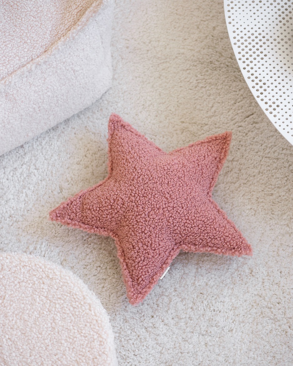 Wigiwama - Guava Pink Star Cushion – Bild 4