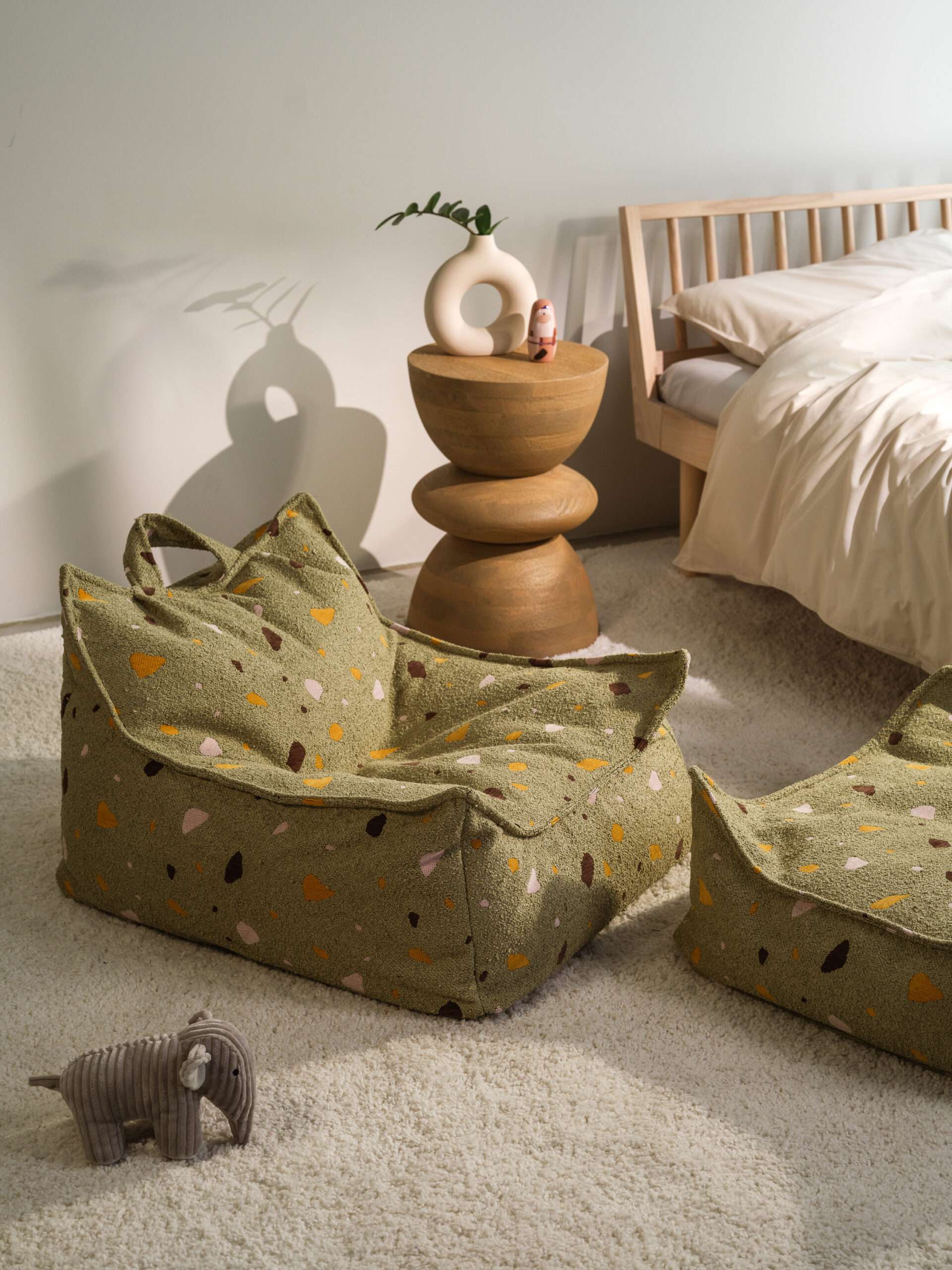 Wigiwama - Terrazzo Moss Beanbag Chair – Bild 3