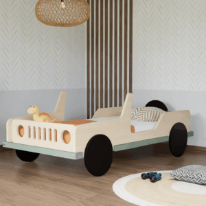 Benlemi - Kinderbett SAFARI in Form eines Jeeps