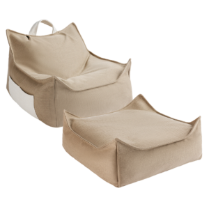 Wigiwama - Dune Outdoor Beanbag Chair & Ottoman Set